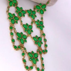 Perfect Fun Green/Gold Spring Necklace!